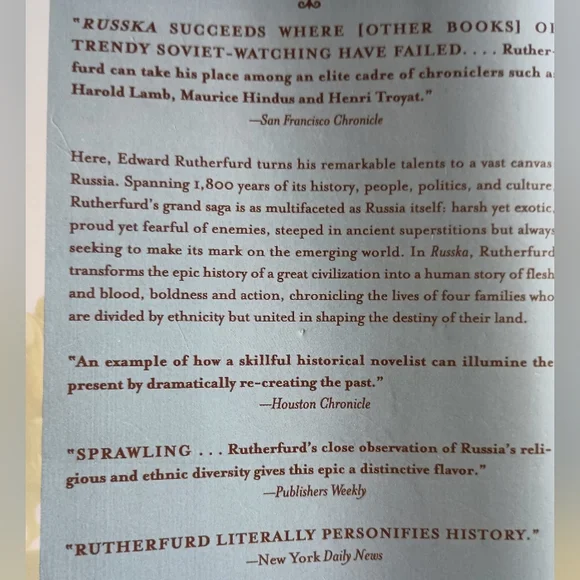 Two Historical Novels by Edward Rutherfurd - Picture 3 of 8